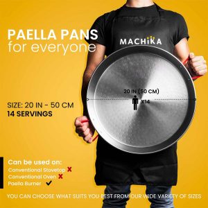 Machika Paella Open Fire Round Tripod 19.7 inch (50cm)